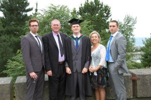 Me and my family at graduation